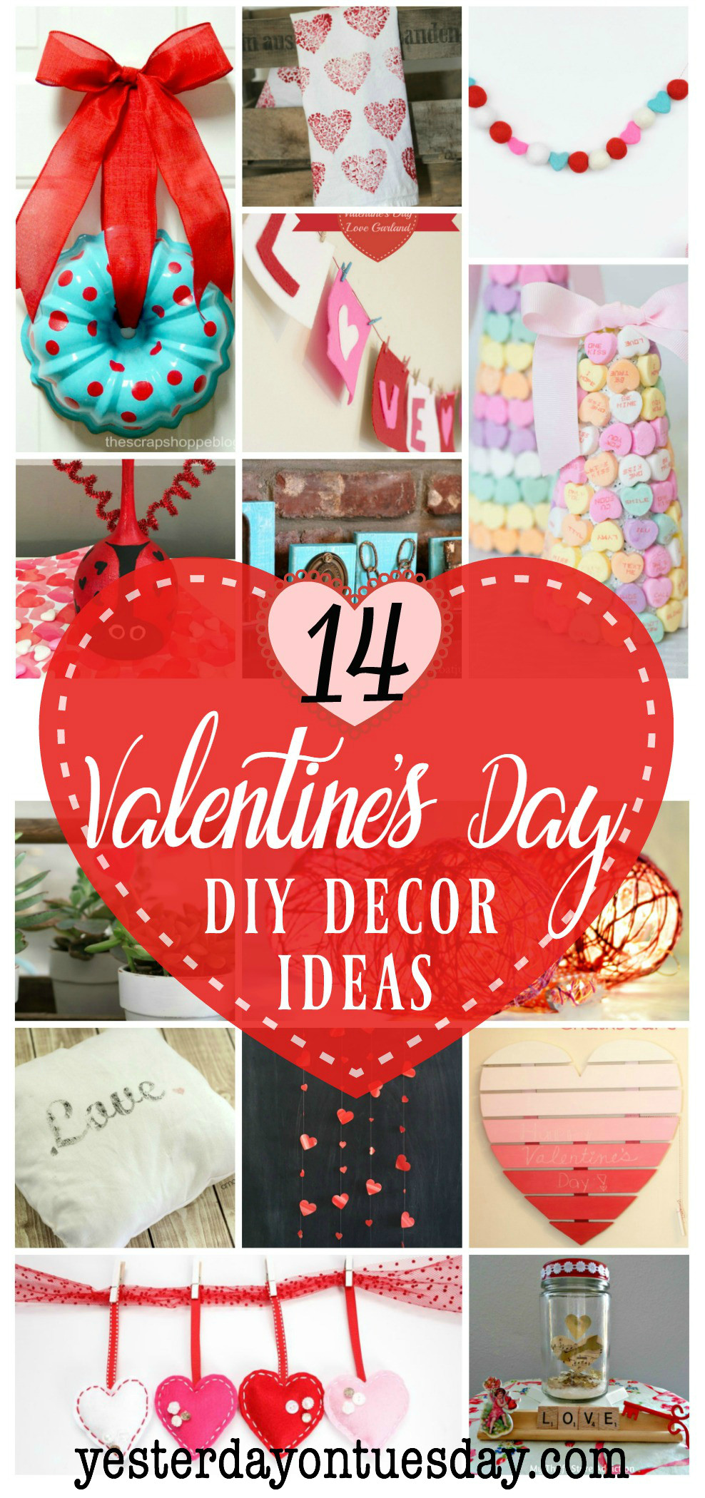 At Home Valentines Day Ideas
 14 Valentine s Day Decor Ideas