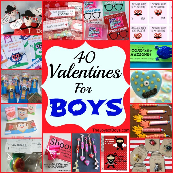 Boy Valentine Gift Ideas
 40 Valentines for Boys