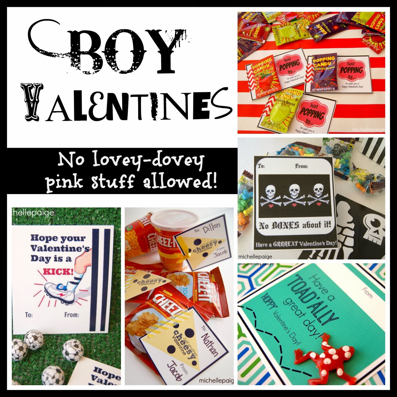 Boy Valentine Gift Ideas
 michelle paige blogs Printable Boy Valentines for an 11