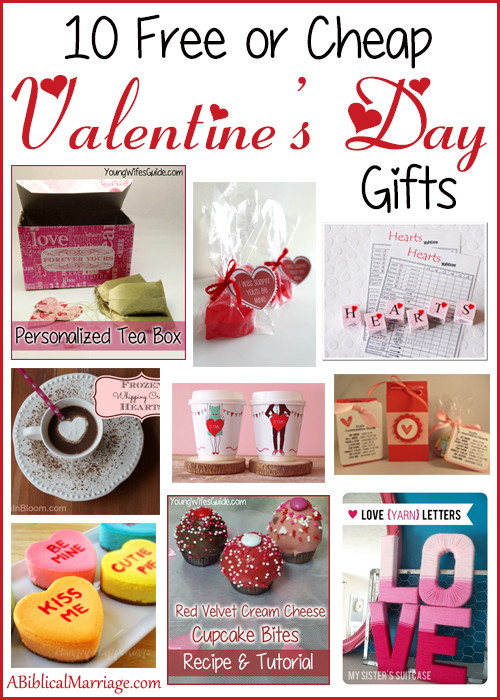 Cheap Valentine Gift Ideas
 10 Free or Cheap Valentine s Day Gifts Young Wife s Guide