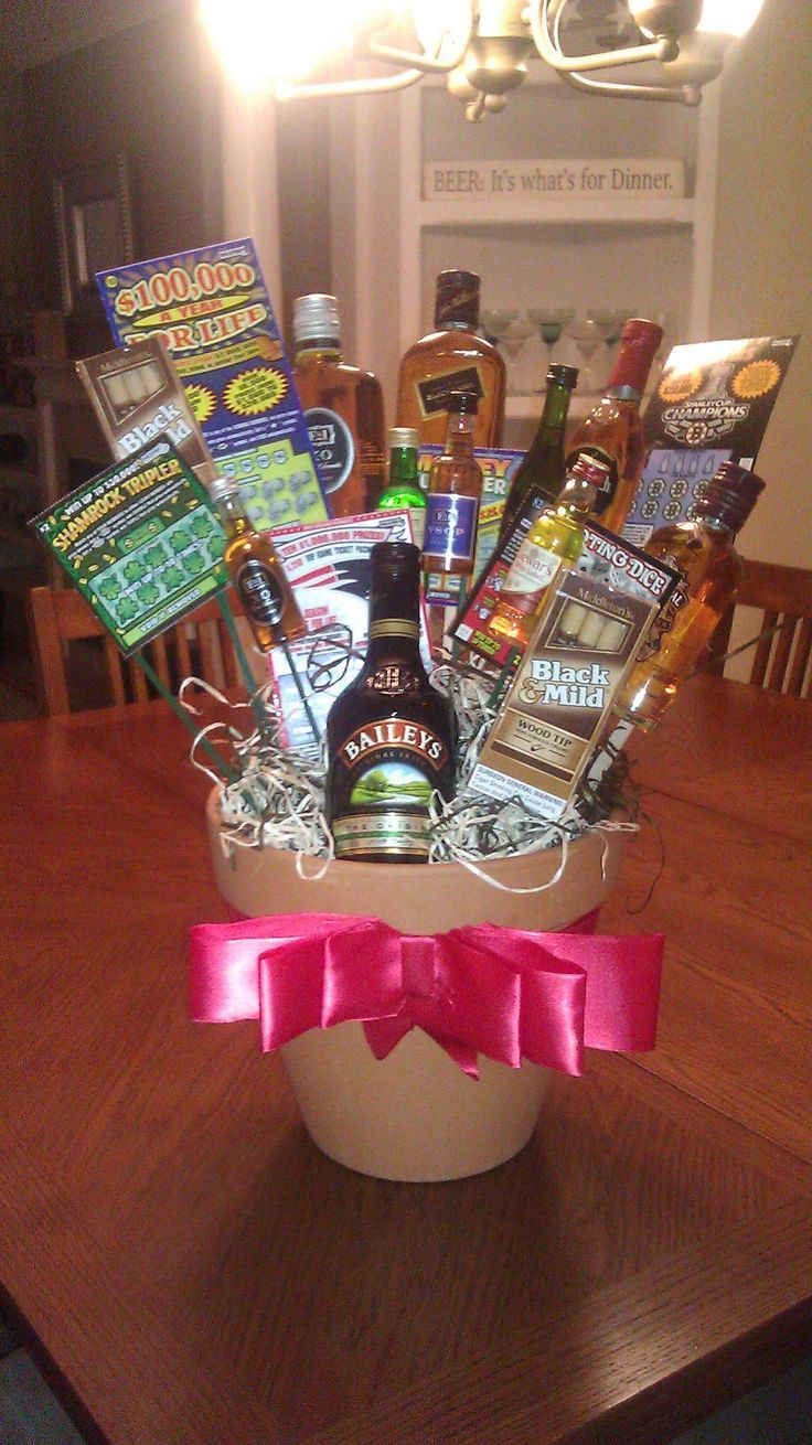 Cool Valentines Gift Ideas For Men
 cute t basket idea for guys for his birthday or