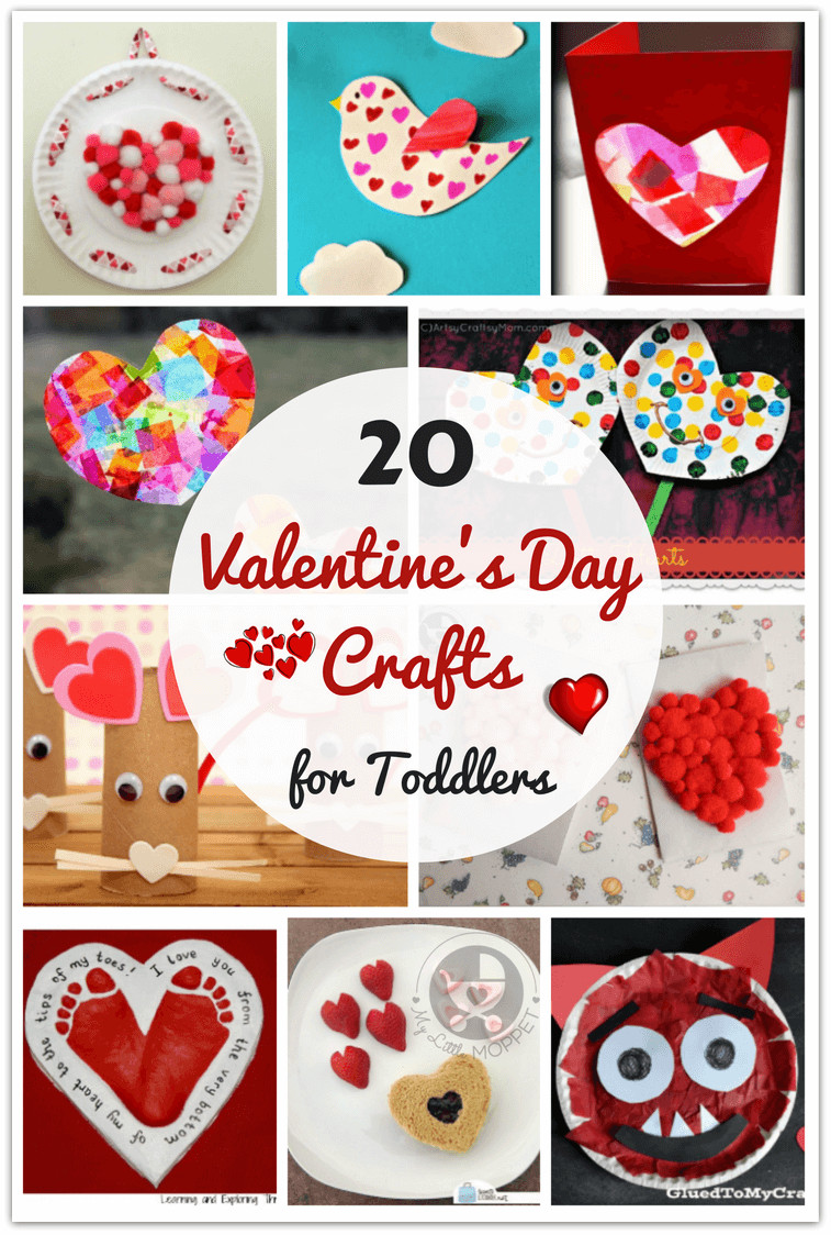 Crafts For Valentines Day
 20 Easy Valentine s Day Crafts for Toddlers