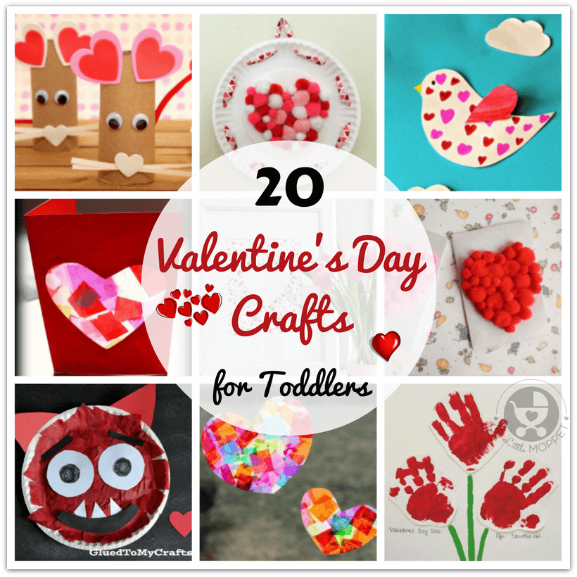 Crafts For Valentines Day
 20 Easy Valentine s Day Crafts for Toddlers