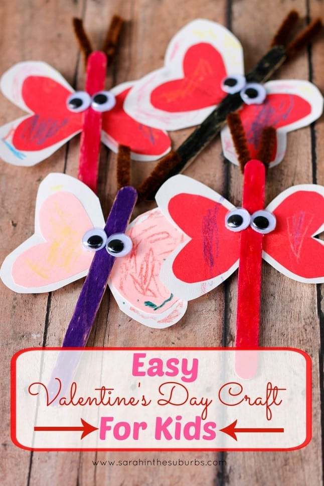 Crafts For Valentines Day
 Love Bug Valentine s Day Craft for Kids Sarah in the Suburbs