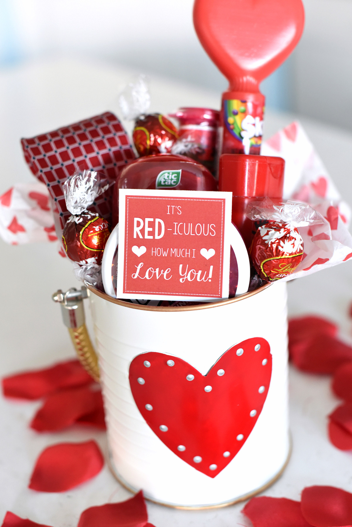 Creative Valentine Day Gift Ideas For Him
 Cute Valentine s Day Gift Idea RED iculous Basket