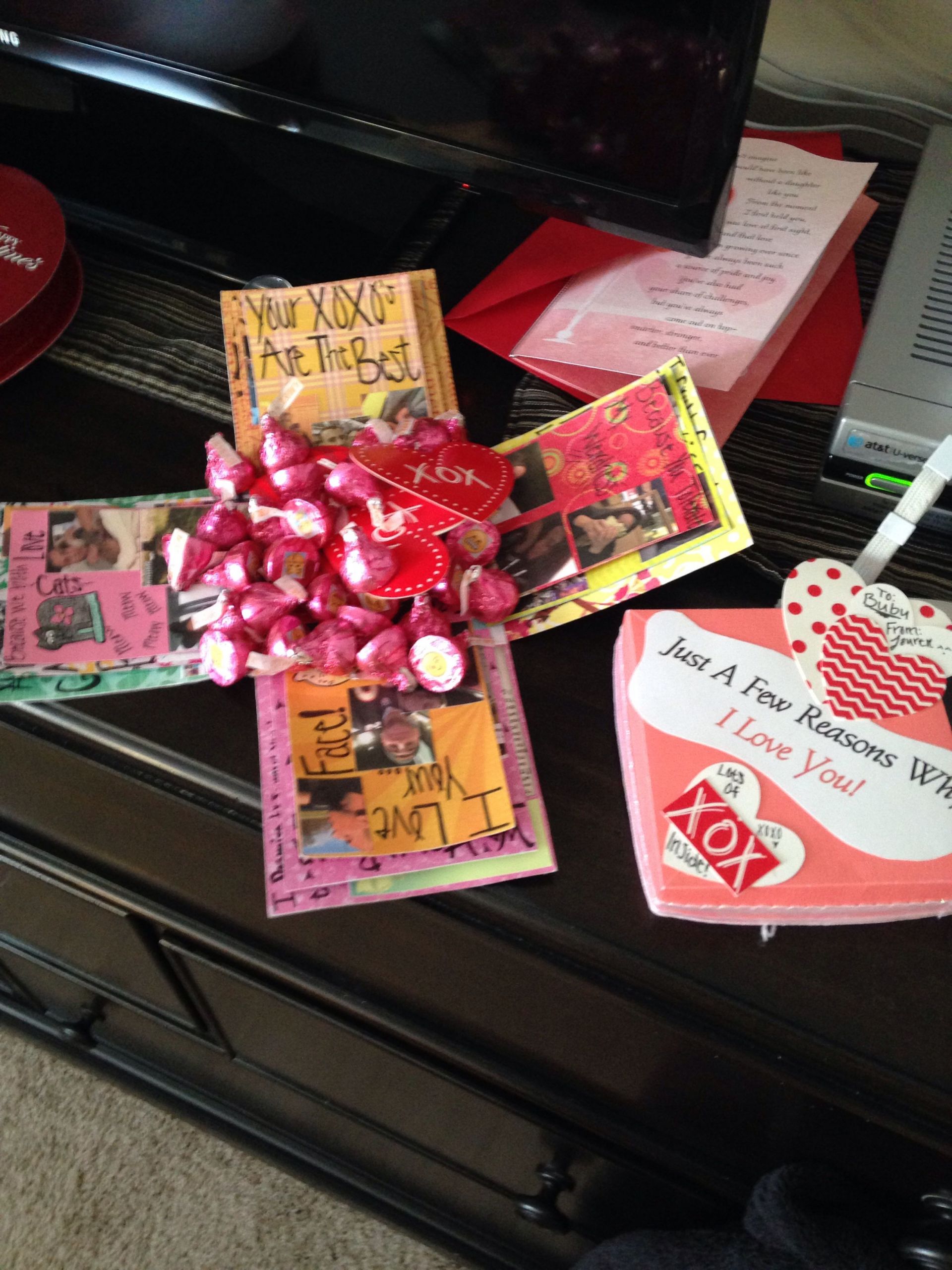 Cute Valentine Gift Ideas For Him
 My exploding box I made for my boyfriend on valentines day