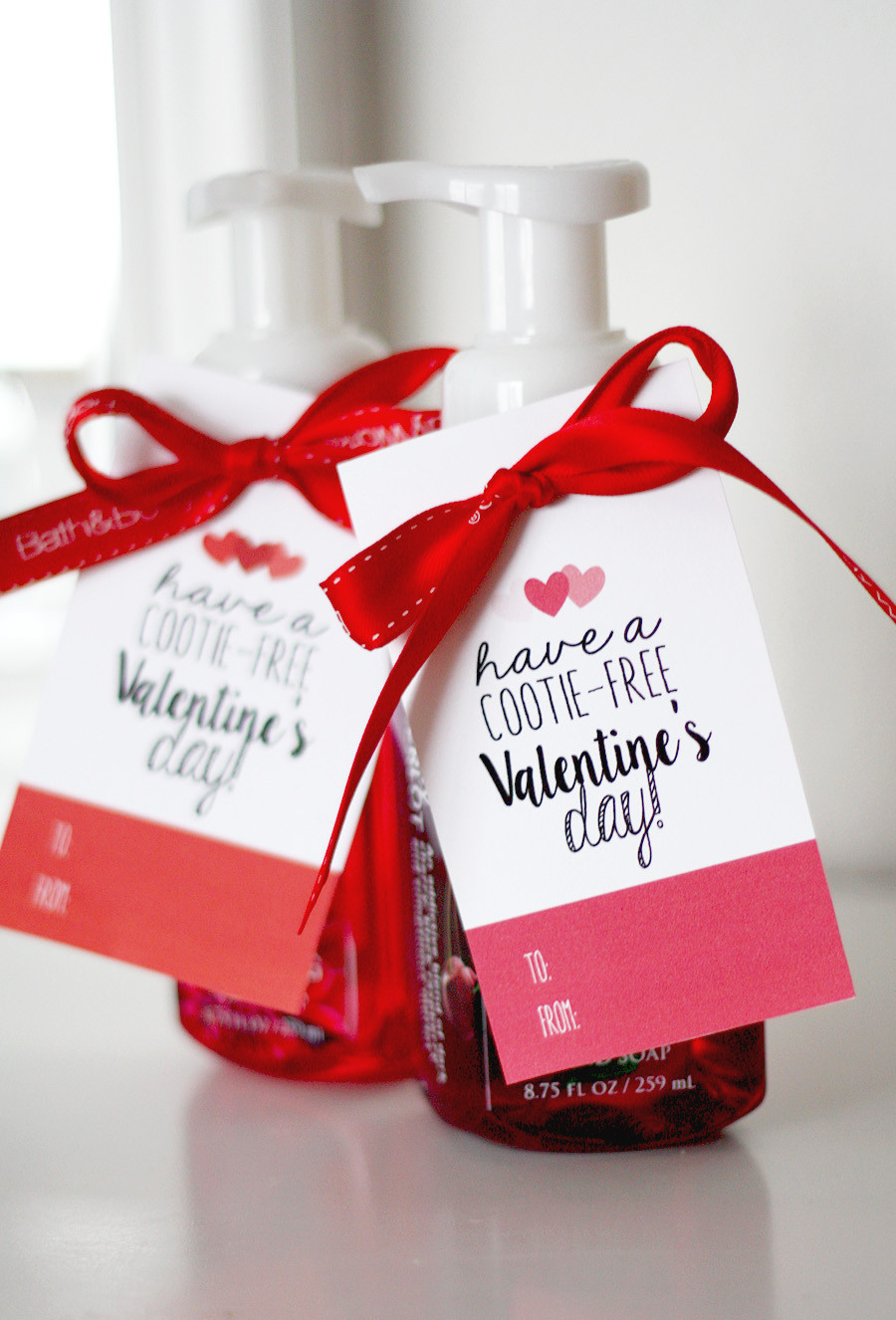 Free Valentine Gift Ideas
 Valentine s Day Cootie Free Tags Eighteen25