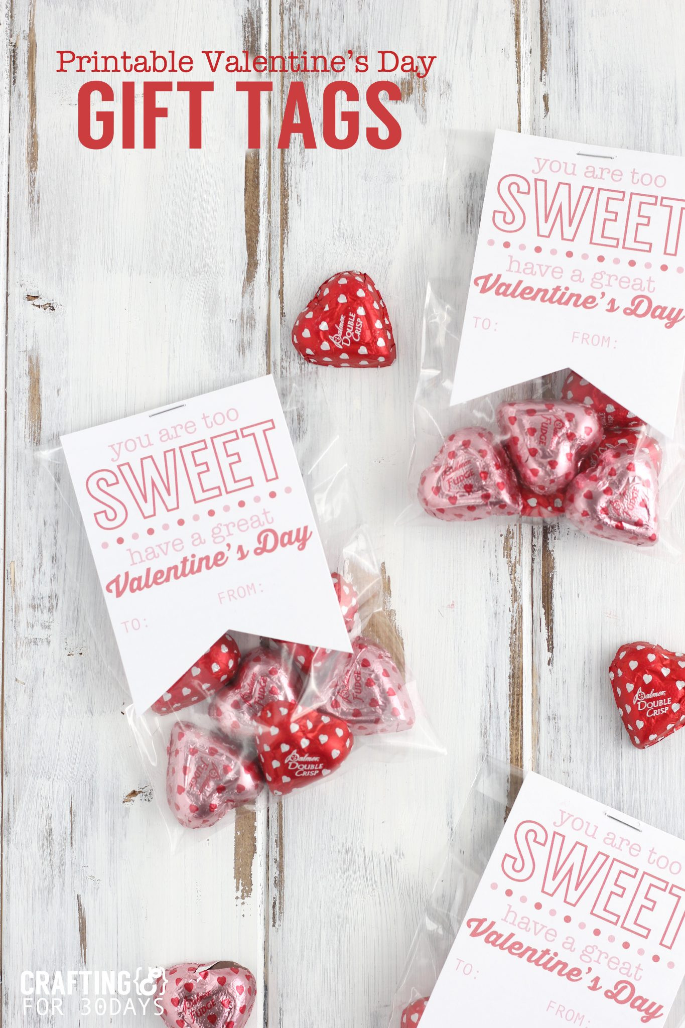 Free Valentine Gift Ideas
 Printable Valentine s Gift Tag Thirty Handmade Days