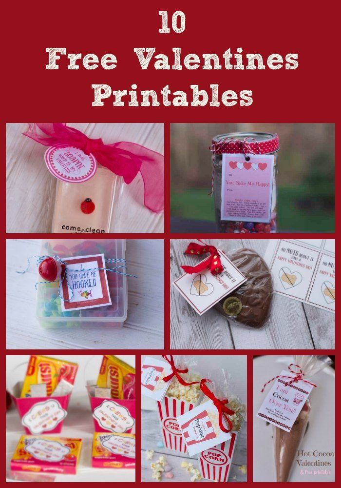 Free Valentine Gift Ideas
 10 Free Valentines Printables For Valentines Day Parties