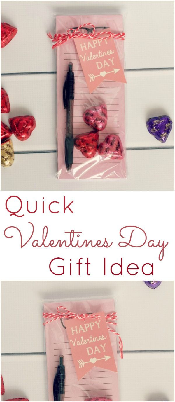 Free Valentine Gift Ideas
 Notepad Gift with FREE Printables