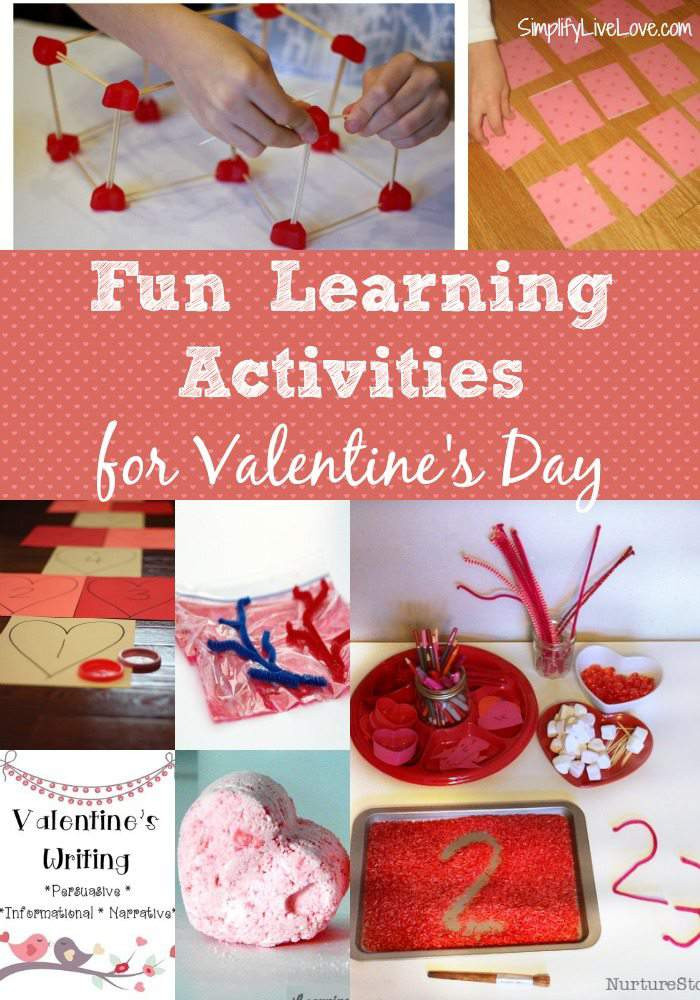 Fun Ideas For Valentines Day
 Fun Learning Activities for Valentine s Day Simplify