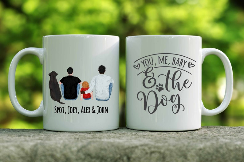 Gay Valentine Gift Ideas
 Custom Gay Couple Gift Mug Male Couple Child Mug