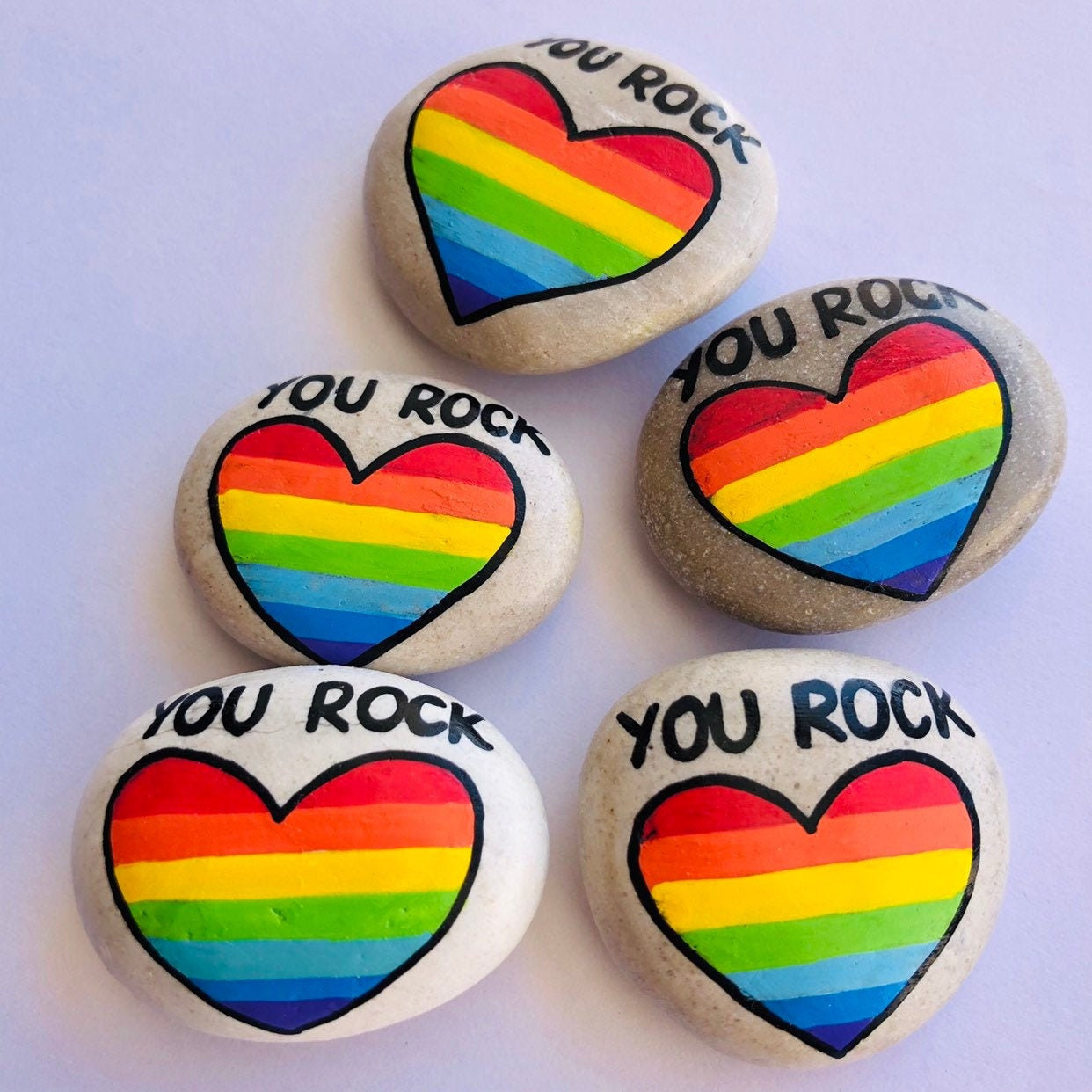 Gay Valentines Day Gift
 Gay ts Gay Pride Rainbow Heart Rock Valentines day t