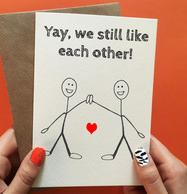 Gay Valentines Day Gift
 Gay Valentines Day Cards Gay Anniversary Cards Folksy