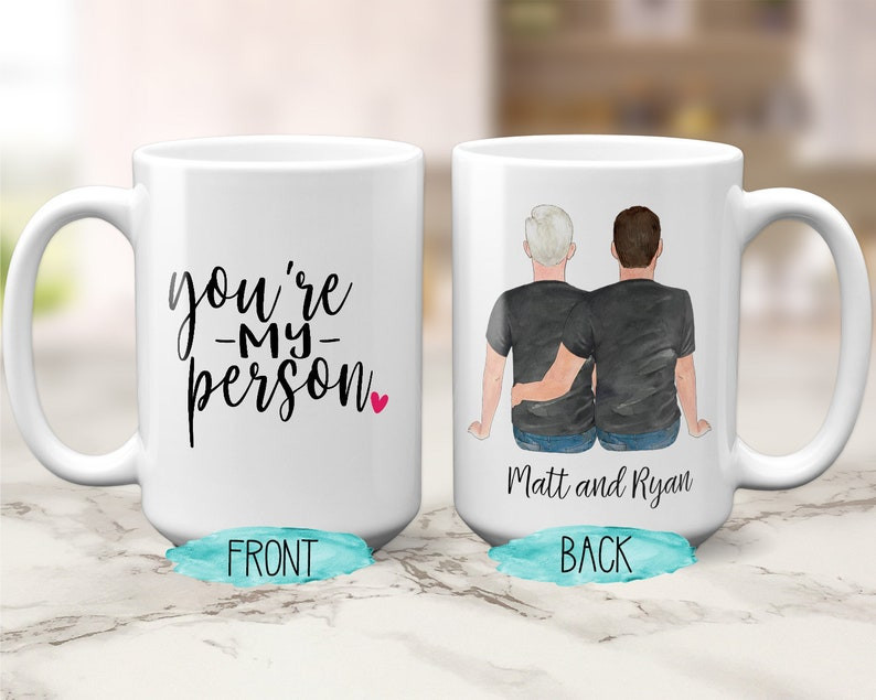 Gay Valentines Day Gift
 Valentines Day Gay Couple Gift for Boyfriend Mug for