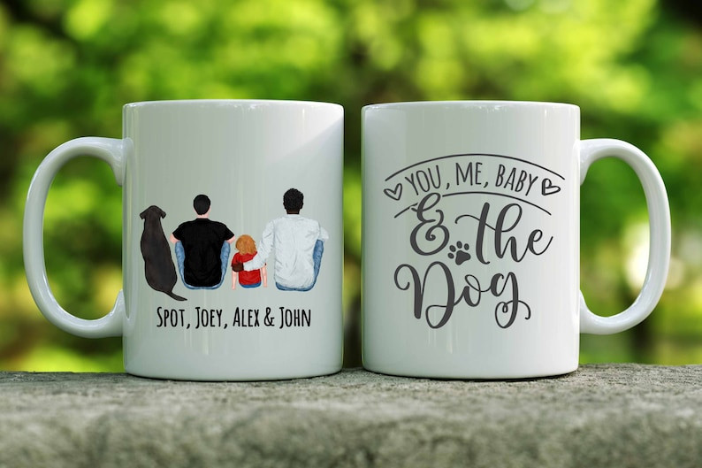 Gay Valentines Gift Ideas
 Custom Gay Couple Gift Mug Male Couple Child Mug