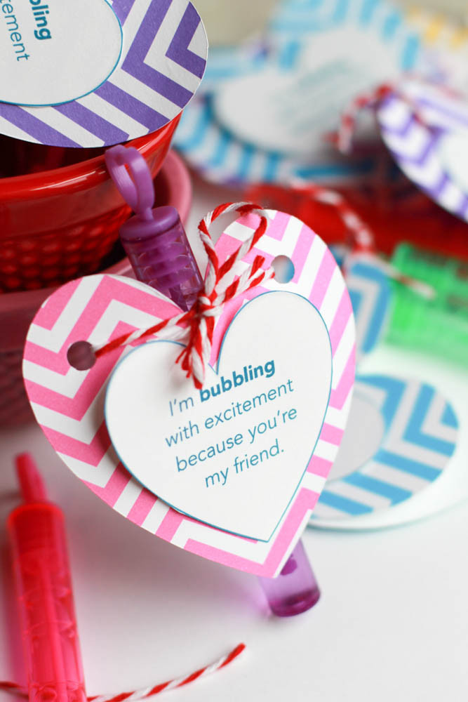 Gift Ideas For First Valentine'S Day
 Easy Valentine s Day Bubble Favors Printable