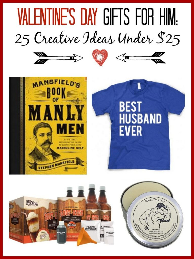 Gift Ideas For Valentines Day For Him
 Valentine s Gift Ideas for Him 25 Creative Ideas Under $25