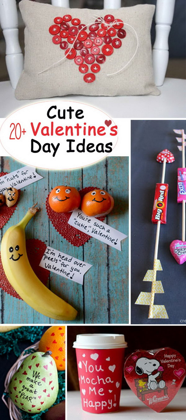 Good Valentine Day Gift Ideas
 20 Cute Valentine s Day Ideas Hative