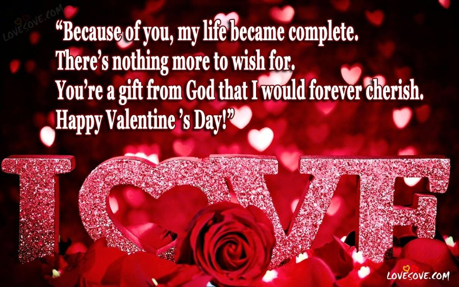 Happy Valentines Day My Love Quotes
 Happy Valentine s Day To Wife