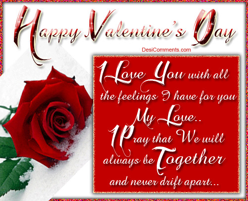 Happy Valentines Day My Love Quotes
 Happy Valentine s Day My Love s and