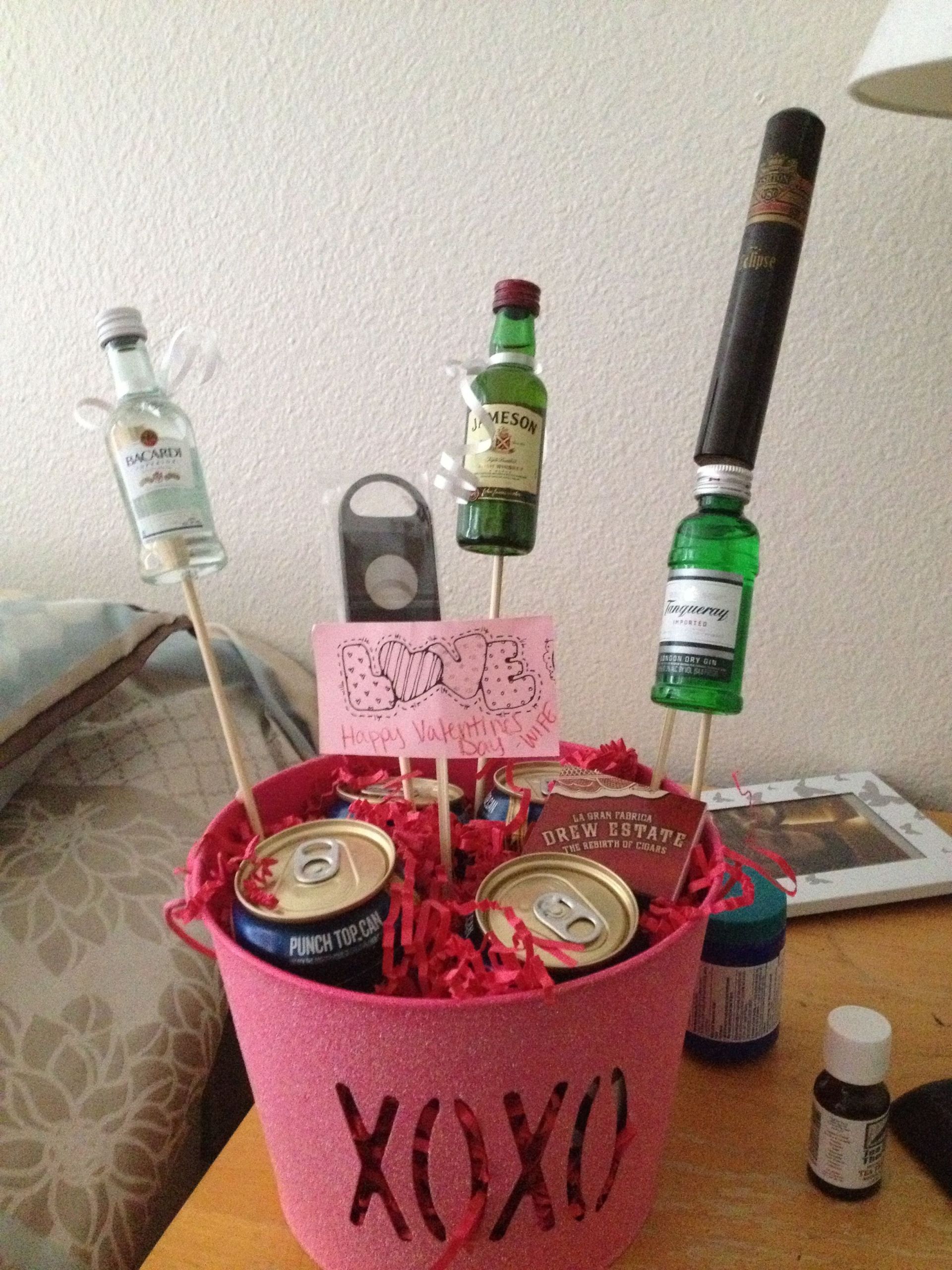Husband Valentines Gift Ideas
 I would do this in Christmas a theme t for husband
