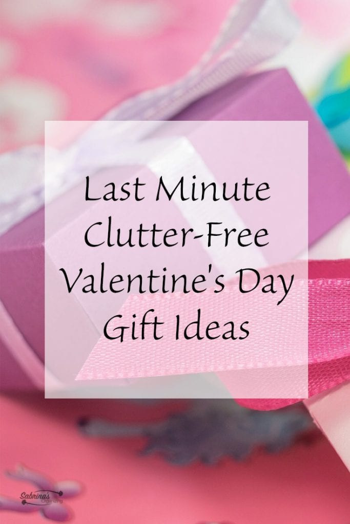 Last Minute Valentines Day Gift Ideas
 Last Minute Clutter Free Valentine s Day Gift Ideas