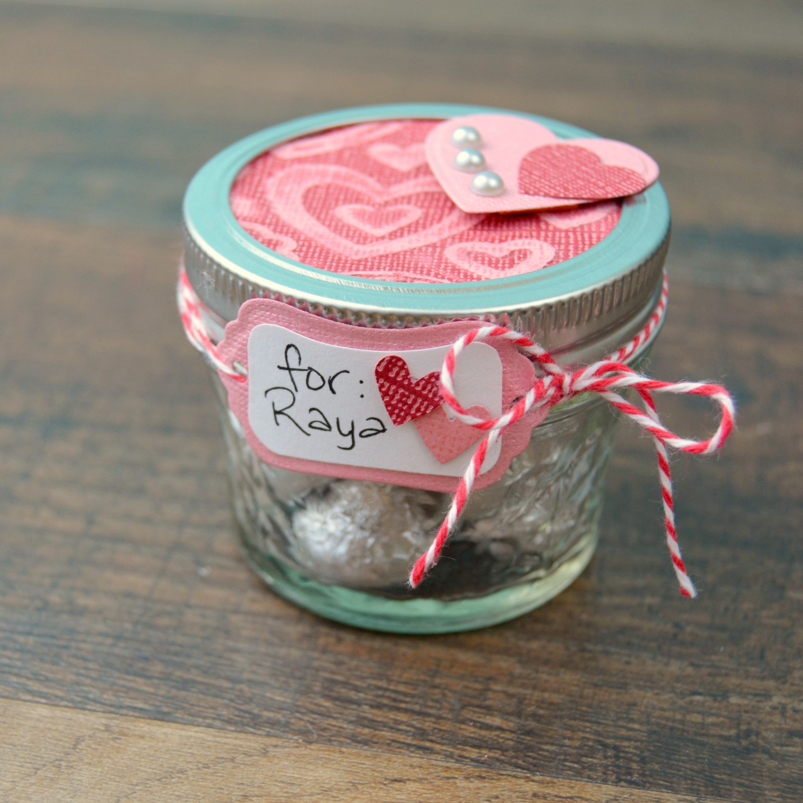 Mason Jar Valentine Gift Ideas
 Valentine Gift in a Mason Jar Happy Hour Projects