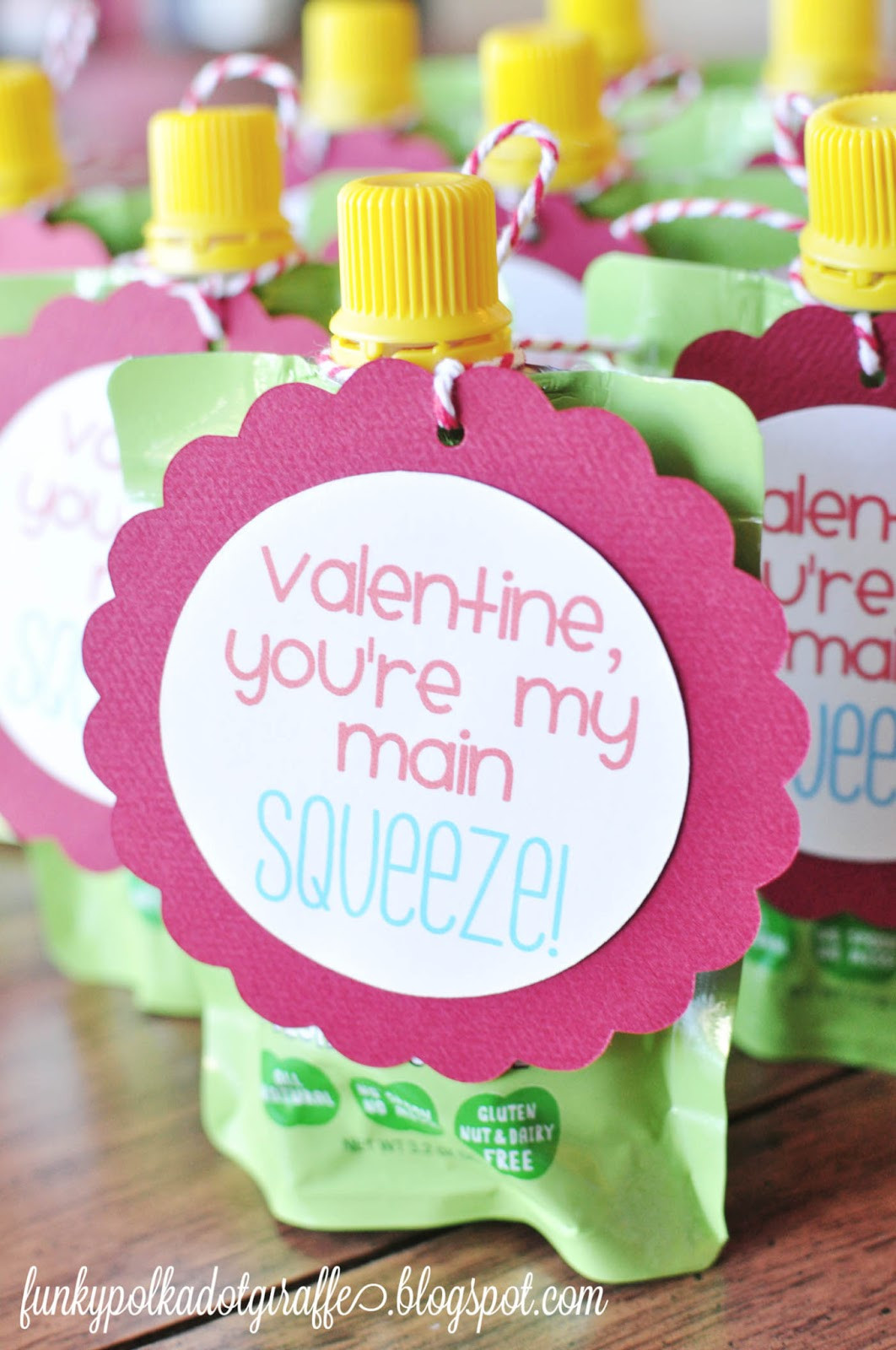 Preschool Valentine Gift Ideas
 Funky Polkadot Giraffe Preschool Valentines You re My