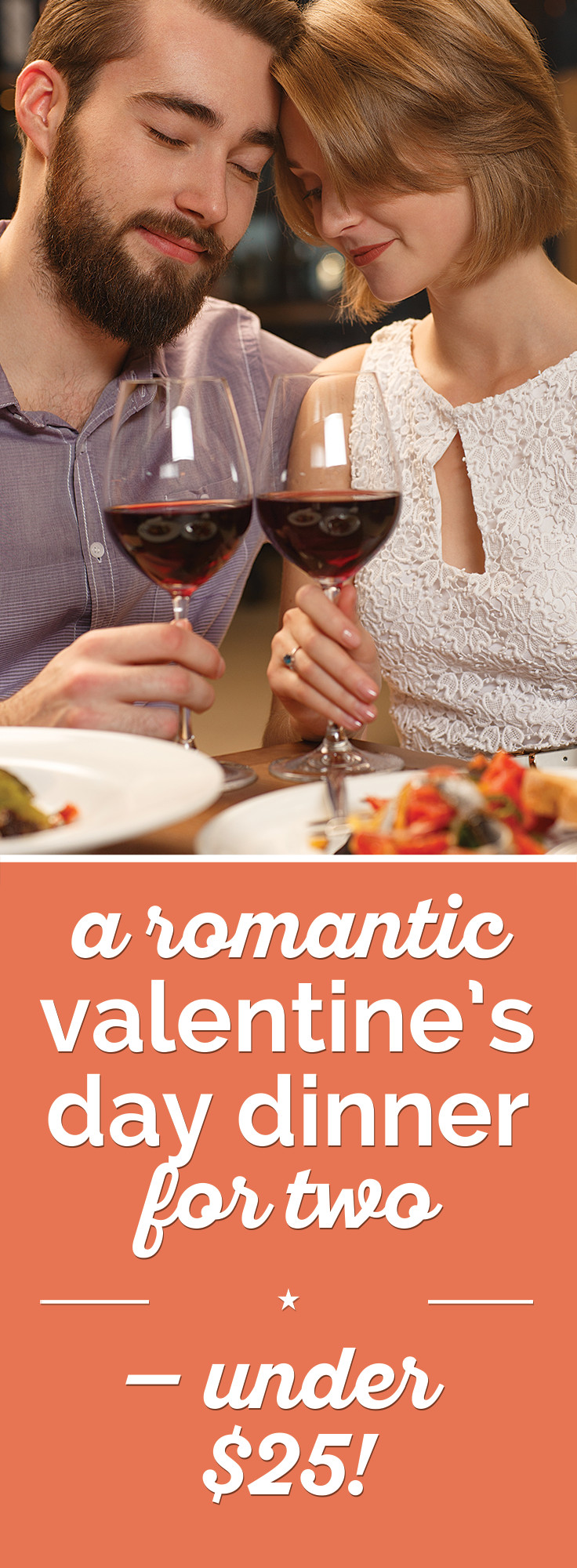 Romantic Dinners For Valentines Day
 A Romantic Valentine s Day Dinner for Two — Under $25