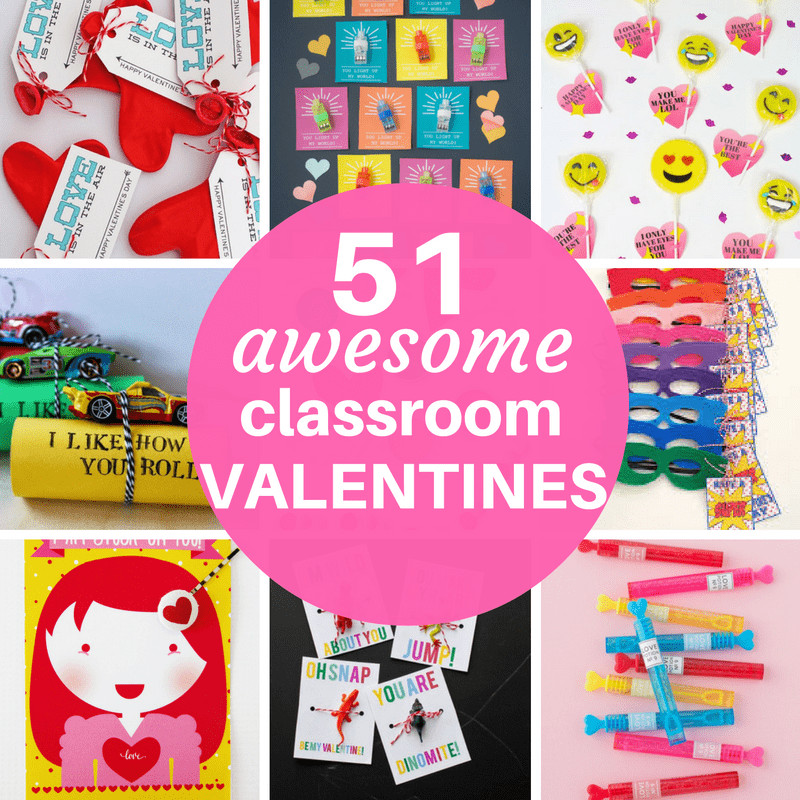 School Valentine Gift Ideas
 DIY Valentine s Day classroom cards for kids school parties