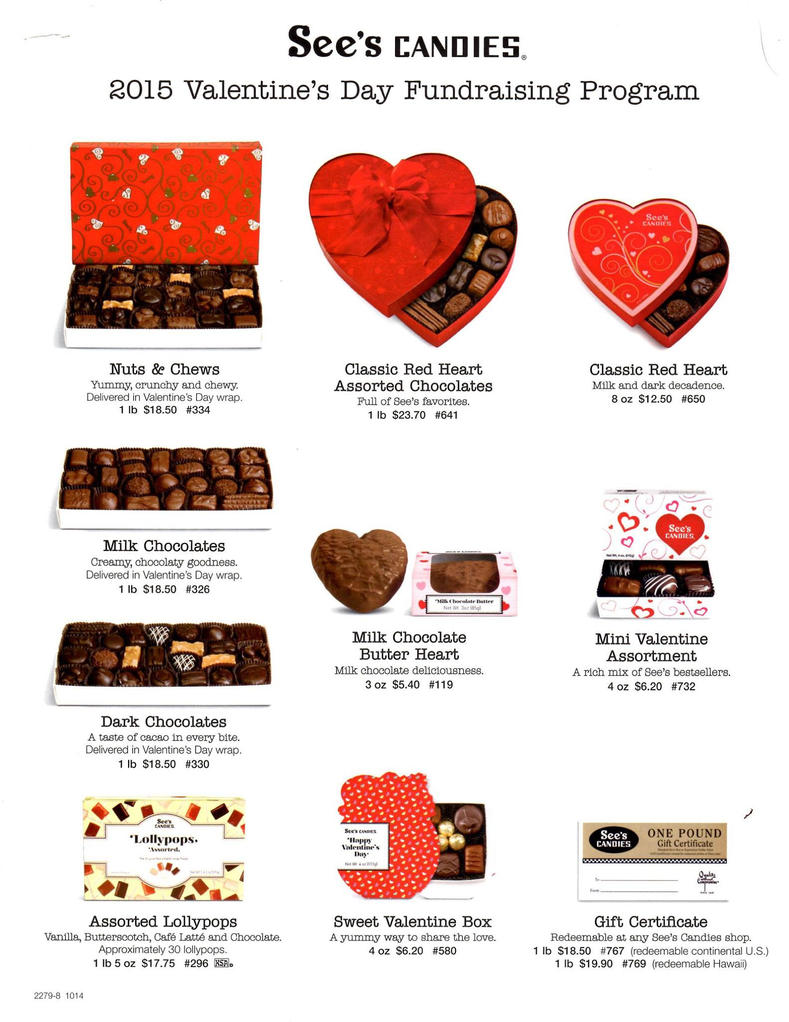 See'S Candy Valentines Day
 See’s Can s Valentine’s Day Fundraiser – Team H O P E PTO