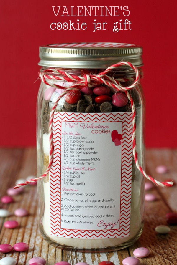 Small Valentine Gift Ideas
 Valentine s Cookie Jar Gift