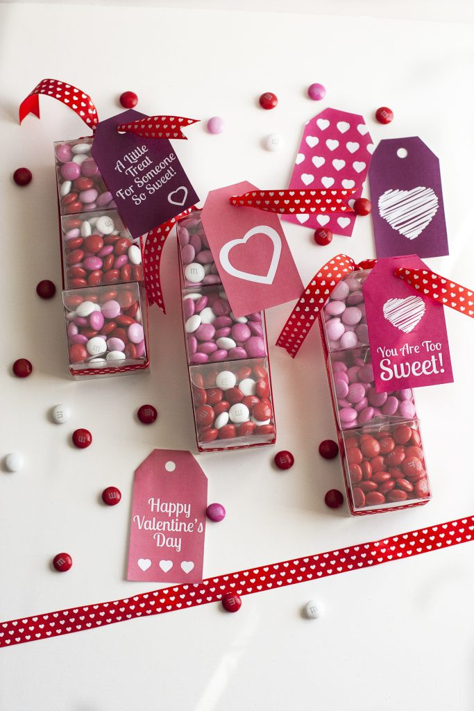 Small Valentine Gift Ideas
 DIY Valentine s Day Gift Mini Candy Boxes & Printable