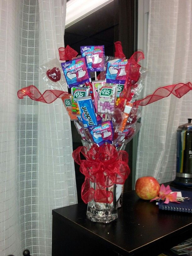 Teen Valentine Gift Ideas
 Bouquet for a teenage girl Food Pinterest