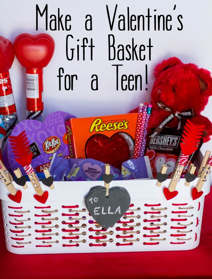 Teen Valentine Gift Ideas
 How to Make a DIY Valentine s Day Gift Basket for Teens