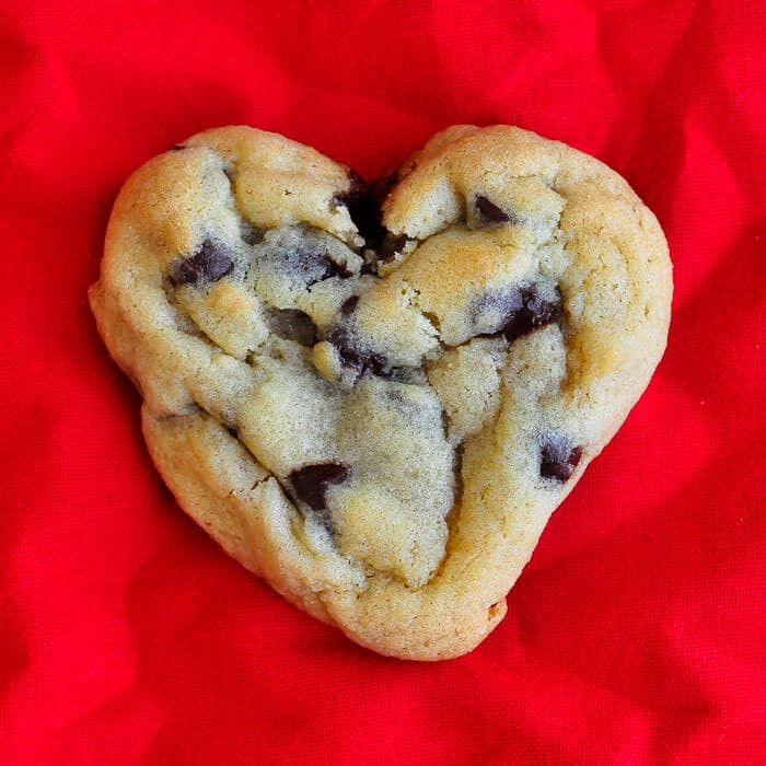 Valentine Chocolate Chip Cookies
 Valentine s Day Heart Shaped Chocolate Chip Cookies Treat