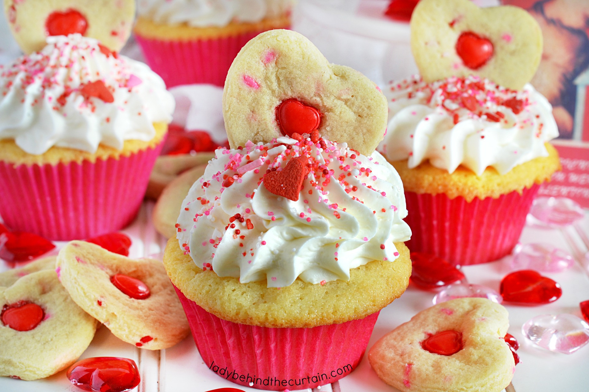 Valentine Day Cupcakes Recipes
 Strawberry Cream Filled Valentine s Day Party Cupcakes