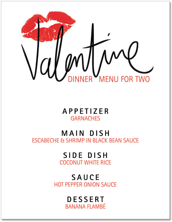 Valentine Day Dinner Restaurant
 A Valentine’s Day Dinner Menu to Heat up Your Body Heart