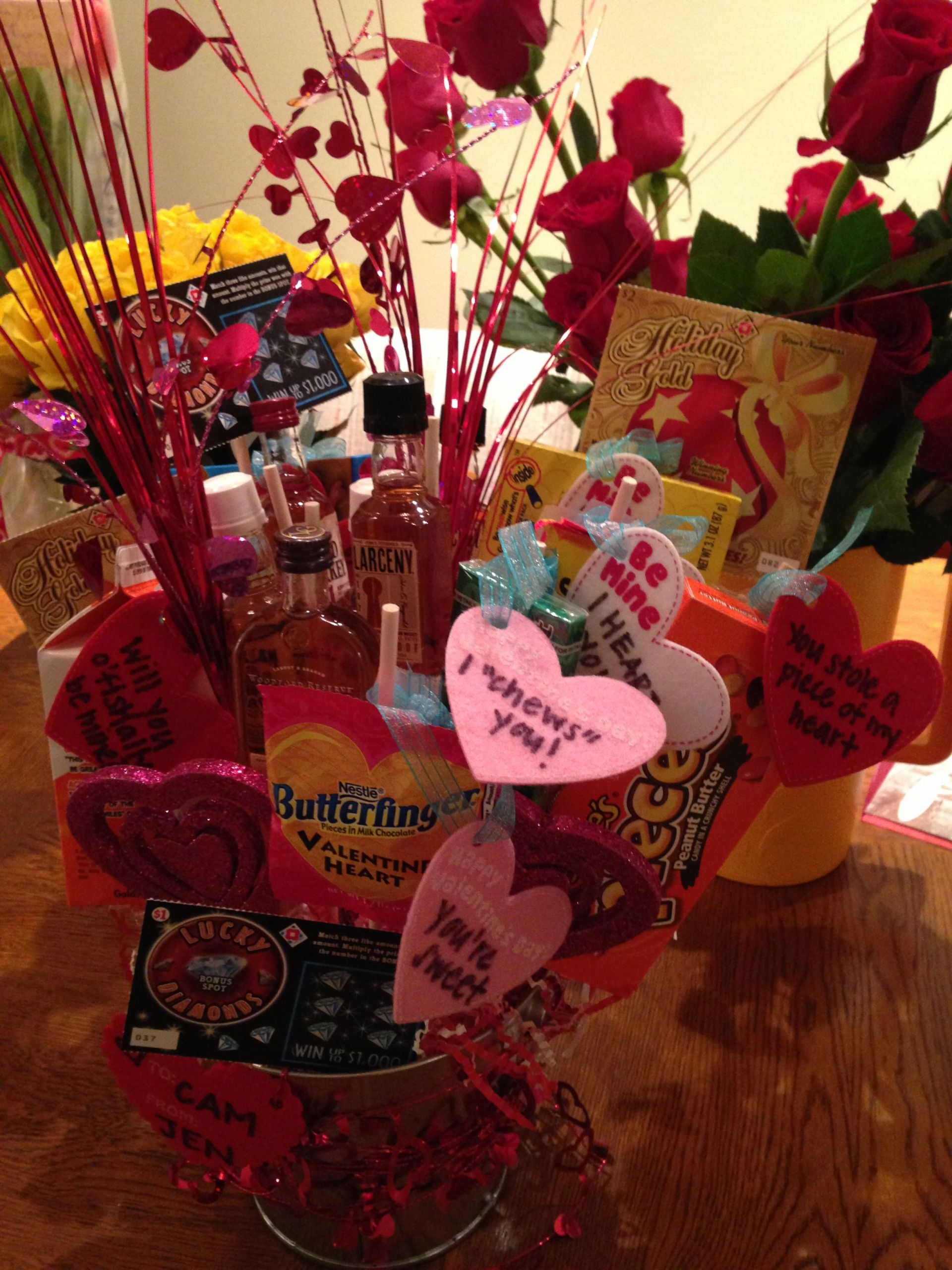 Valentine Day Gift For Husband Ideas
 Cute Valentines day t for boyfriend a man bouquet