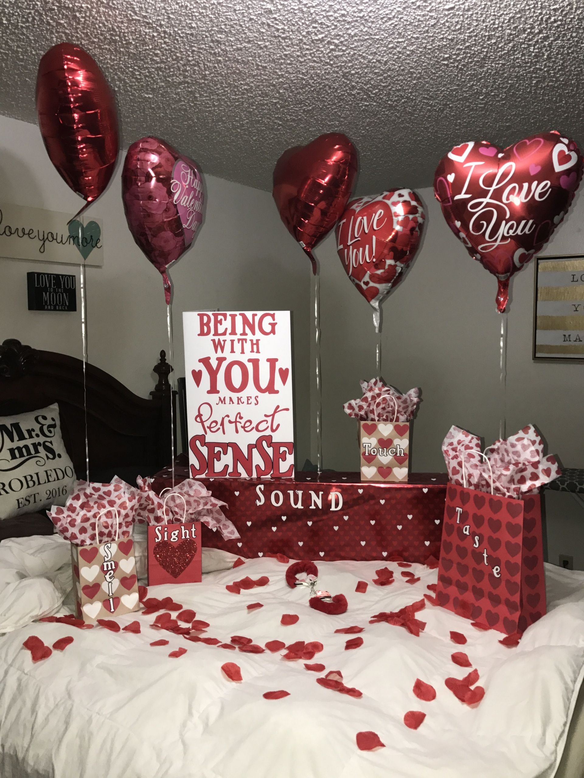 Valentine Day Gift For Husband Ideas
 Valentine s Day surprise for him 5 Senses