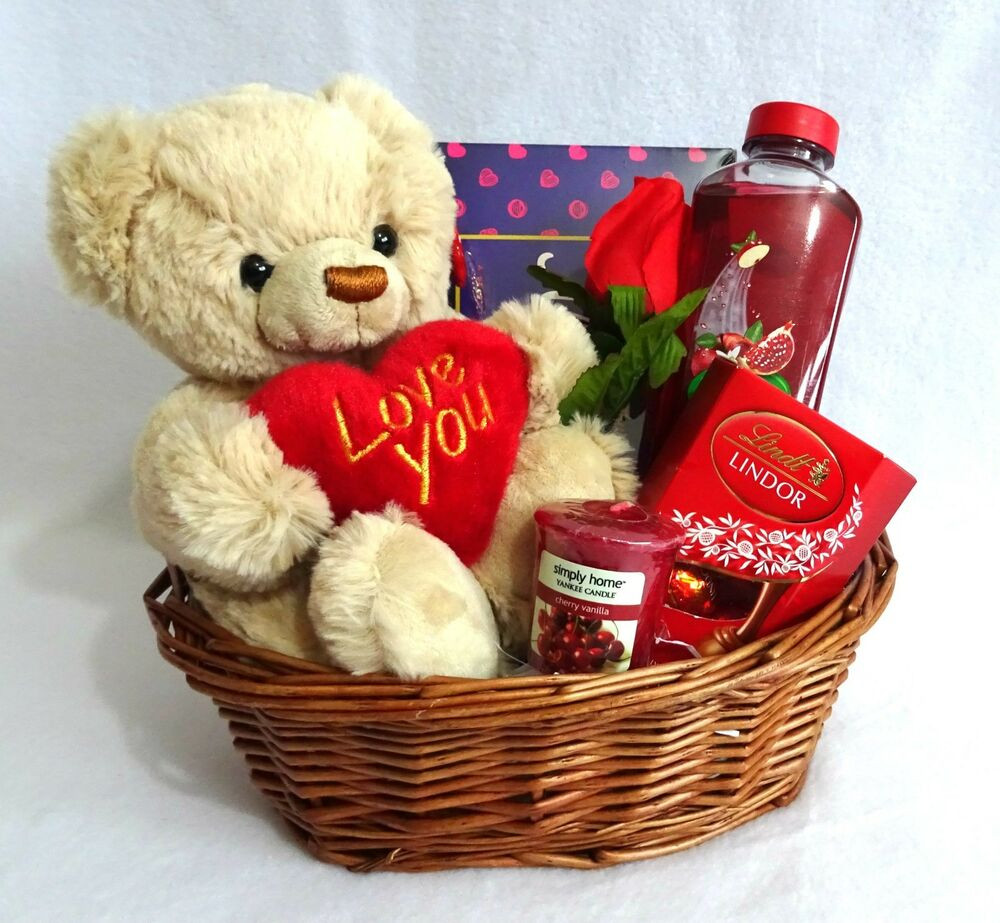 Valentine Day Gift Ideas For Wife
 Valentines Gift Basket Hamper Birthday t for Wife
