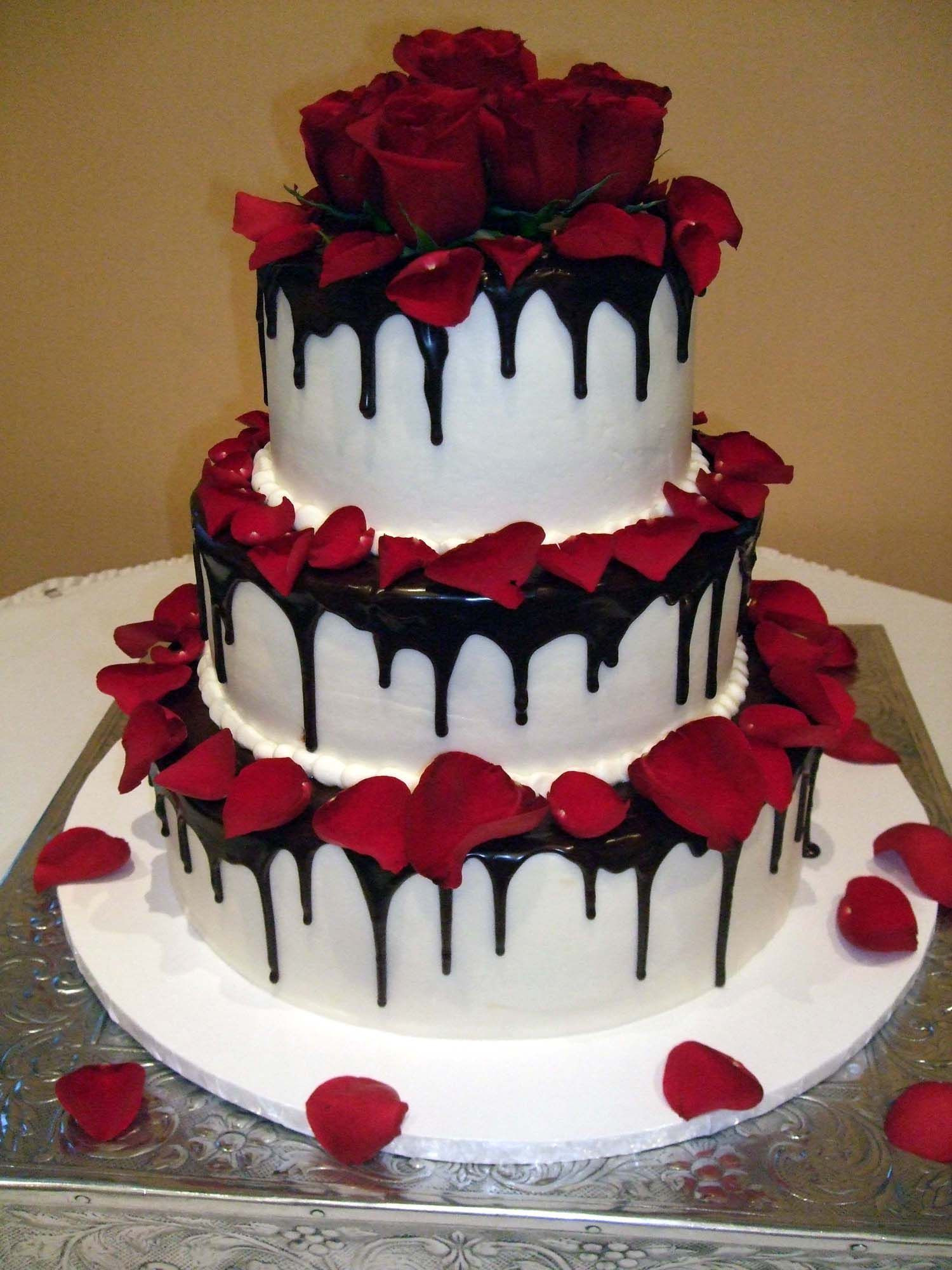 Valentine Day Wedding Cakes
 Valentine s Day Wedding — Round Wedding Cakes