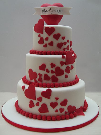 Valentine Day Wedding Cakes
 Memorable Wedding Charming Valentine s Wedding Cakes