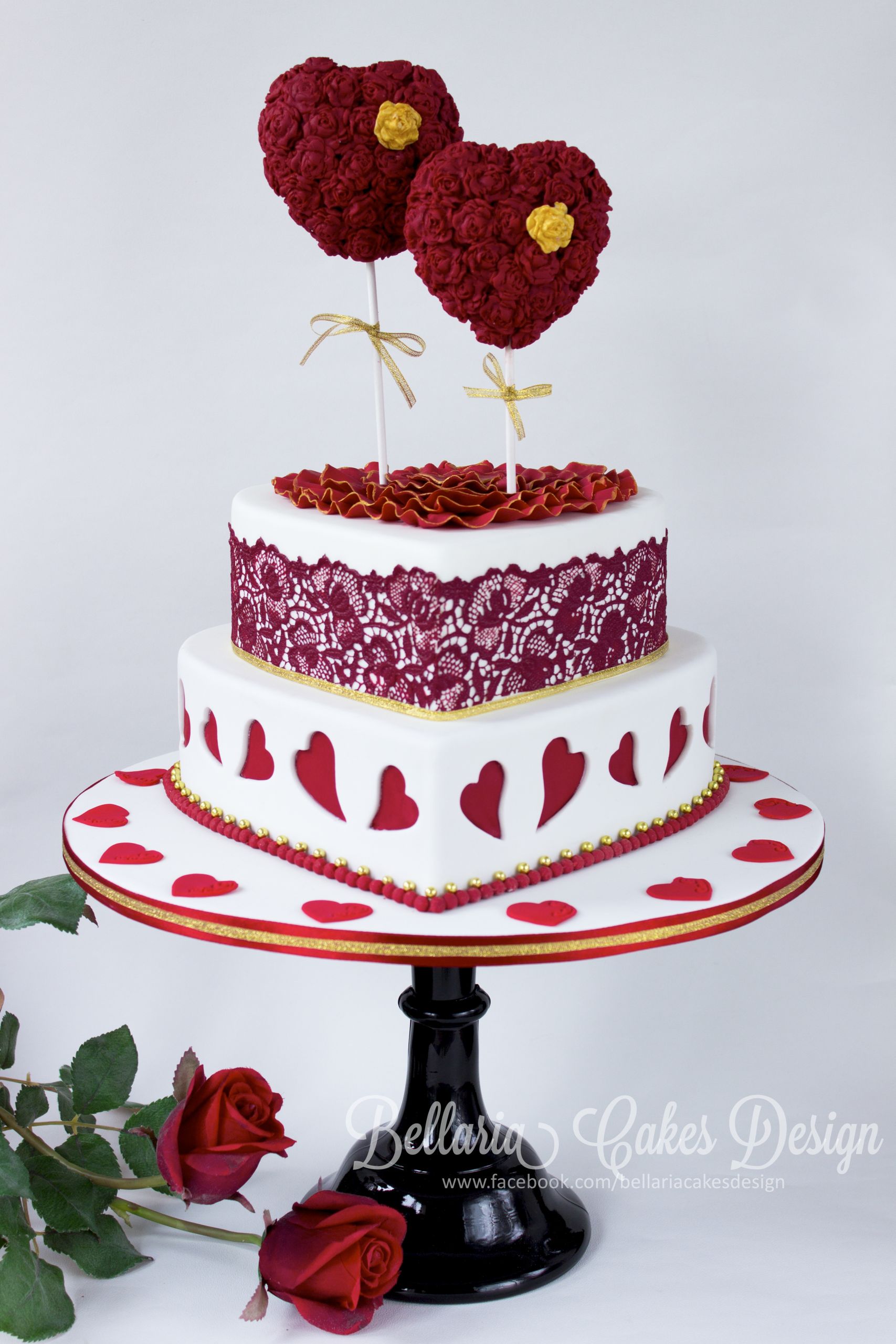 Valentine Day Wedding Cakes
 A Valentines Day Themed Wedding Cake Xxx Riany