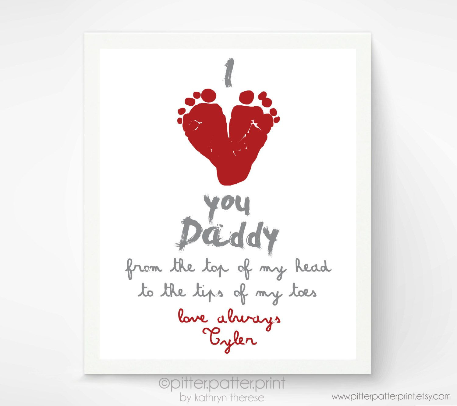 Valentine Gift Ideas For Daddy
 Valentines Day Gift for New Dad I Love You by