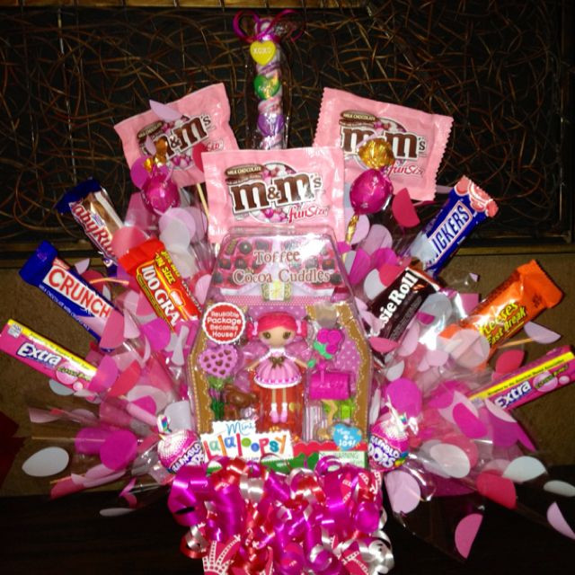 Valentine Gift Ideas For Daughter
 Valentine Candy Bouquet I made for my daughter