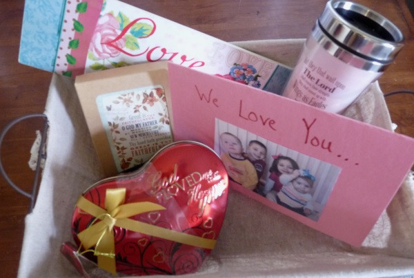 Valentine Gift Ideas For Grandparents
 Valentine s Gift Basket for Grandparents Imperfect Homemaker