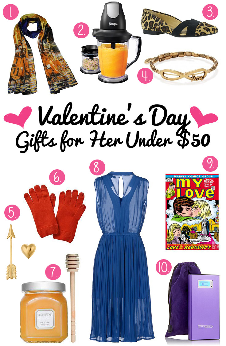 Valentine Gift Ideas For Her Uk
 Valentine’s Day Gifts For Her Under $50 With images