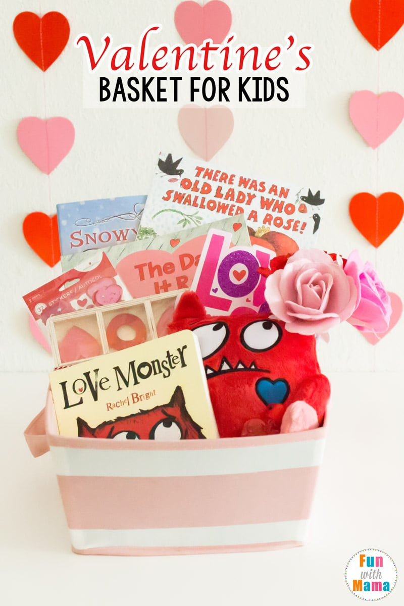 Valentine Gift Ideas For Kid
 Valentines Basket Valentine s Gifts For Kids Fun with Mama